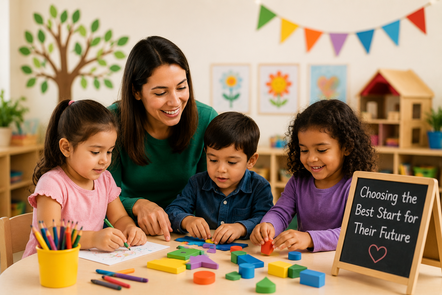 Warm Preschool Creativity Circle